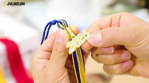 JULMELON 2026 Graduation Tassel, 2026 Graduation Cap Tassel with Bling Charm, Graduate Hat 2026 Ceremonies Accessories (Gold)