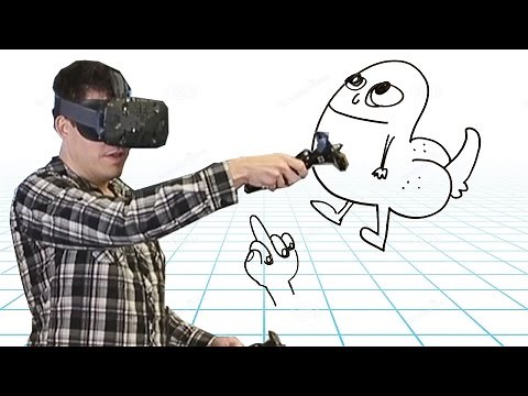 HOW TO DRAW IN VR - Tilt Brush Gameplay