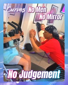 No mirrors, no men, no judgment! Curves is a fitness space designed exclusively for women. Get ready for a fun and effective 30-minute workout with supportive environment that fits into your busy life! | Curves