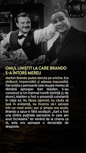 OMUL LINIȘTIT LA CARE BRANDO S-A ÎNTORS MEREU
