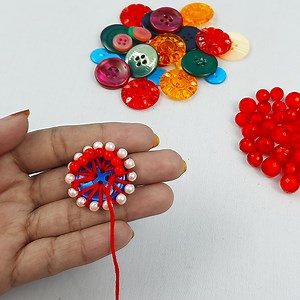 So Easy, DIY Beautiful homemade jewelry Covered Button Necklace | Dian Diy Tech