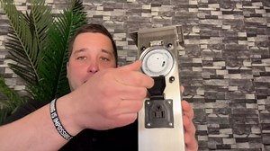 Outdoor Multi Socket with 24 Hour Mechanical Timer Weatherproof, 2 Wide Outlets Waterproof Power Strip with Coverc for Outdoor Lights, Outdoor Party