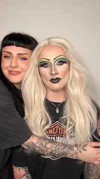 Drag transformation on my boyfriend #makeupartist #creativemakeup #dragmakeup
