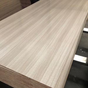 [Hot Item] FSC Certified Natural Veneered Red Oak Bb Grade Melamine Laminated Faced Moisture Resistant Blockboard