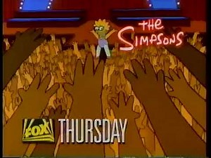 The Simpsons Fox Promo (1992): “Lisa the Beauty Queen“ (S04E04) (10 second)