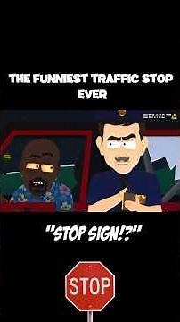 “What Stop Sign Man?” Funniest Traffic Stop #trending #viralvideo #stopsign