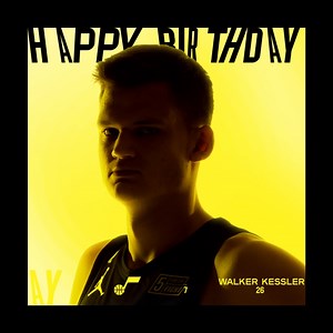 Maaaaan happy birthday, Walker Kessler 🤠 Drop your birthday wishes below ⤵️⤵️ ⤵️ | Utah Jazz