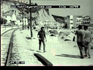 Man On Motorbike, 1960's - Film 16799