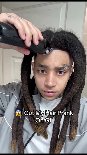 👀🤣🤣 She Actually Believed I Cut My Hair @Hicutapp_official #fyp #viral #couple