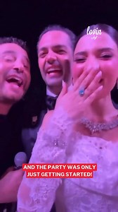 @assielhallaniofficial surprised @narins_beauty and @ramisamo for their wedding last night ✨ So magical ❤️ congratulations to the happy couple! #lovindubai #lovinbeirut | Lovin Dubai