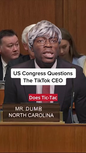 Mr. Chew Testifies in US Congress CEO vs Congress Skit
