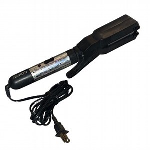 CONAIR Crimper AND STRAIGHTENER 2-in-1 black and silver y2K Vintage