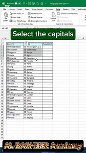2.7K views | Geography Data Types in Ms Excel.. #al_basheer_academy #Computer_Short_Courses #msexceltraining #msexceltricks #msexcelformulas #msexceltips #foryoupageシ #trendingreels #shortsvideos | Al Basheer Academy of Science and Computer Center | Facebook
