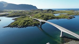 Landscape View Fredvang Bridges European North Stock Footage Video (100% Royalty-free) 4004932041 | Shutterstock