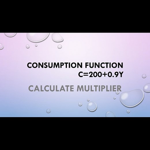 1.8K views · 18 reactions | Consumption function C =200+0.9Y calculate multiplier ?#reelsfypシ #MULTIPLICATION #consumption | Economics | Facebook