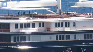 Jeff Bezos and Lauren Sanchez seen kissing aboard his 'super yacht'