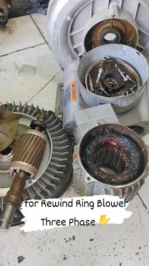 3.4K views · 38 reactions | Ring Blower #Rewind #and #repair #industrial #motor #viralreelsfacebook | Dhon AlmoCosta | Facebook