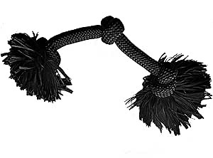 PLAYOLOGY - Dri-Tech Rope Dog Toy - Large - Engaging All-Natural Bacon Scent