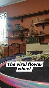 30 reactions | Homemade wedding decor. The viral hoola hoop flower wheel for above dining tables. I am using it at my wedding. #crafts #diy #diywedding #wedding #tiktokviral | Coree Loffink | Facebook