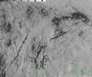 With the higher spatial and temporal resolution of GOES-16, terrain affects on low level clouds can be seen. You can observe downsloping clearing out some low clouds on the west side of the Appalachians, and can even pinpoint the Sequatchie Valley due to local downsloping. | US National Weather Service Morristown Tennessee
