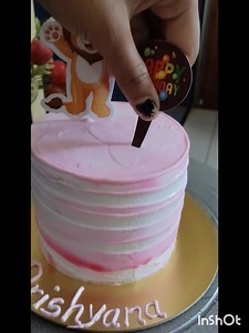 बच्चों का🦁 favourite कार्टून cake.sheru vala cake banaya. #cartoons #cartoonshorts #cartooncakes