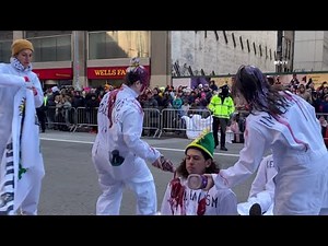 Macy's Thanksgiving Parade DISRUPTED by Palestine and Climate Protesters Glued to Ground