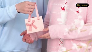 Segbeauty Drawer Black Gift Box Portable, Empty Gift Box for Presents for Women Men, Mini Decorative Package Storage Boxes with Ribbon for Travel Perfume Bottle Roller Bottles Cosmetic Containers