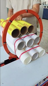 PVC pipe - paper tube strapping machine track-type strapping machine a must-have strapping