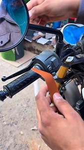 Leather hand grip installation #reels #viral | Aryan Ryker