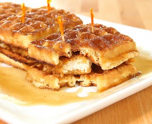 5.6M views · 53K shares | Chicken & Waffle Sliders FULL RECIPE:...