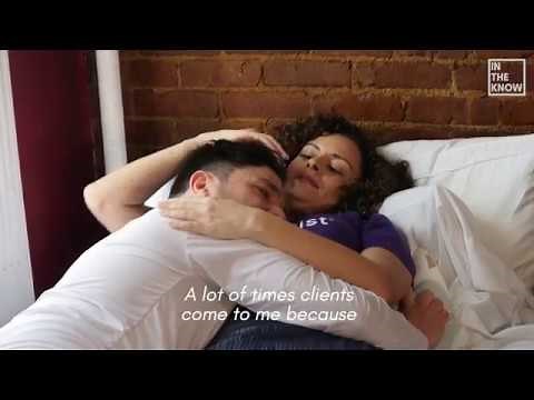 This woman is a professional cuddler and she gets paid $100 per hour for platonic touch