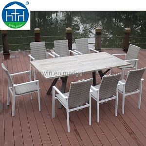 [Hot Item] Outdoor Furniture Patio Wicker Dining Set Rattan Dining Table and Chair Set