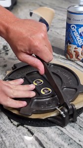 Extreme cinnamon roll breakfast sandwich