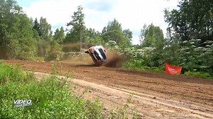 LADA Kalina CRASH!! Russian Rally Cup Evgeny Kozlov / Alexey Bratenev. Rally "900 Lakes - 2025". Category "1400N". LADA Kalina. 7th stage of the Russian Rally Cup. July 9-13, 2025 🎥 Video From Races | Chopito Rally