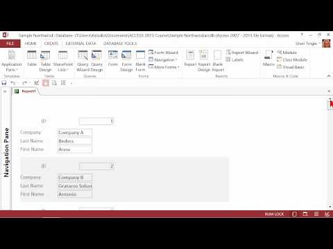 Microsoft Office Access 2013 Tutorial: Creating an Access Report From Scratch | K Alliance