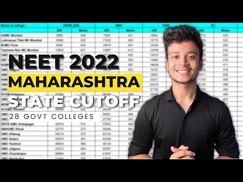 Maharashtra State Govt. Colleges Cut-Off | Category Wise | NEET 2022