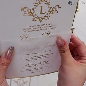 💌✨ Calling all future brides and grooms! Take your wedding invites to the next level with our step-by-step guide on assembling layered wedding invitations. 💍✨ Invitation Info: Exquisite Gold Foil with Personalized Monogram SWI089 Order A Sample 👉 https://reurl.cc/AAx4vZ Discover More Suites 👉 https://reurl.cc/2LXzom #wedding #2023wedding #2023weddings #shesaidyes #weddingideas #weddinginvitation #weddinginvitations #weddinginvite #weddinginvites #weddingplanning #weddingplanner #weddingseaso