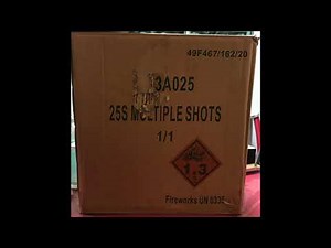 3 inch 25 shots display shell cake - Deepavali 2021 Eve