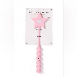 Pink Star Light Up Wand for Kids & Adults NWT