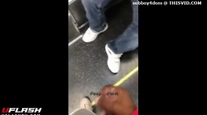 2 GUYS CUM ON SLEEPING SUBWAY RIDER