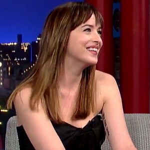 Dakota Johnson Jokes About Charlie Hunnam's Fifty Shades of Grey Exit, Asks David Letterman, "Are You My Dad?"