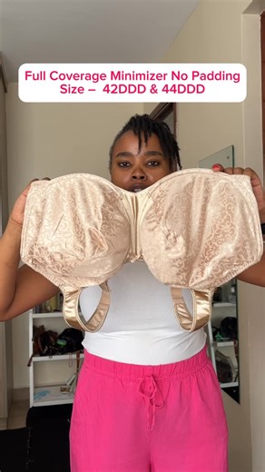 Ruby Undies_KE | Plus Size Bras | Innerwear on Instagram: "Full Coverage Minimizer No Padding Size – 42DDD & 44DDD At Ksh 2000"