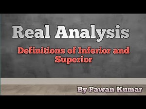 Definition of Inferior and Superior.....