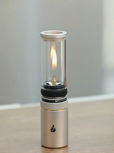 When this gas lamp lights up the campsite 🏕️🔥 🥰 it brings the warmth of a campfire to the campsite and gives tangible light to the stories carried on the wind ✨🏙️ | Artexpt.shop