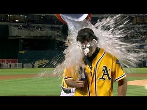 LAA@OAK: Burns talks about his walk-off RBI single