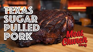Smoke Texas Sugar pork butt for juicy tender pulled pork perfection