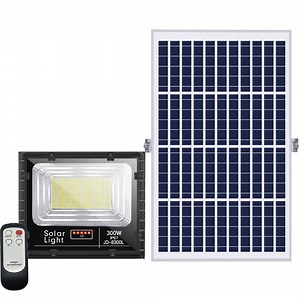[Hot Item] 300W LED Lamp Solar Powered Flood Lights for Pathway Home Patio Outside