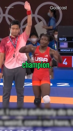 Tokyo Olympic gold medalist Tamyra Mensah-Stock! #goldmedal #tokyo #TamyraMensah #olympics2024 #paris #olympics #parisolympics2024 #parisolympics #olympicsparis2024 | Goalcast
