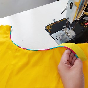 690K views · 10K reactions | Have you ever seen or made 2 Color Piping? In this video, i will show you how to make and attach 2 Colour Piping on any Neck Design. #doripiping #piping #neckpiping #sewing #stitching #fashiondesigning | Reet Designs | Facebook