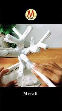 cardboard tree handmade 😍